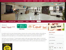 Tablet Screenshot of hoteltriputi.com